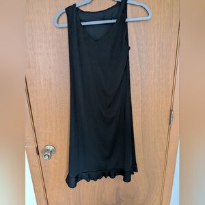 Chic Black High Low Dress